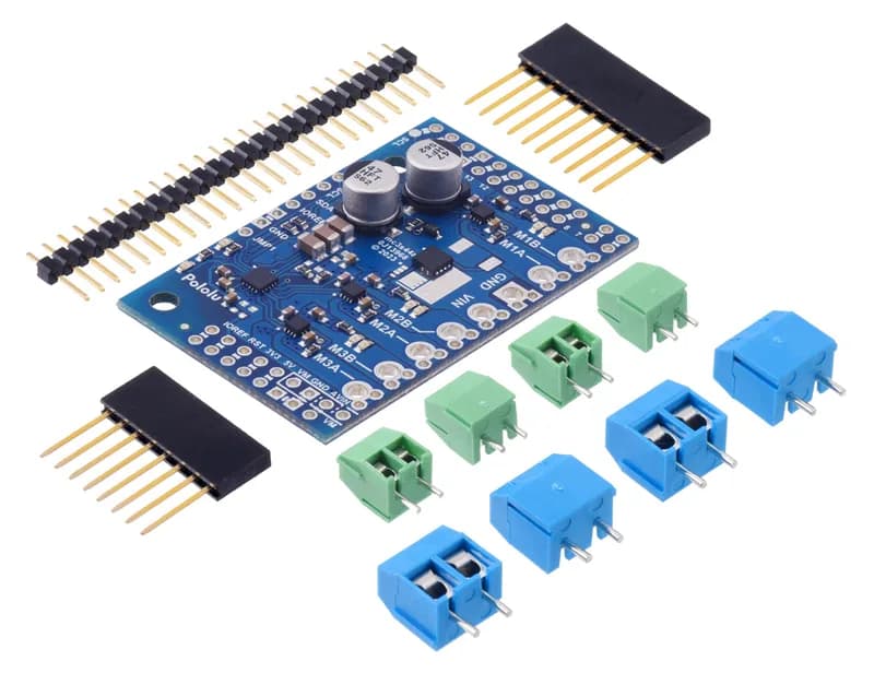 Pololu Motoron M3S550 Комплект щитка контроллера тройного двигателя для Arduino