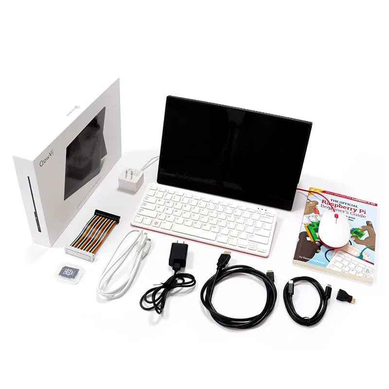 Комплект персонального компьютера Raspberry Pi 400 для дисплея CrowVi 13,3 дюйма (версия для США)