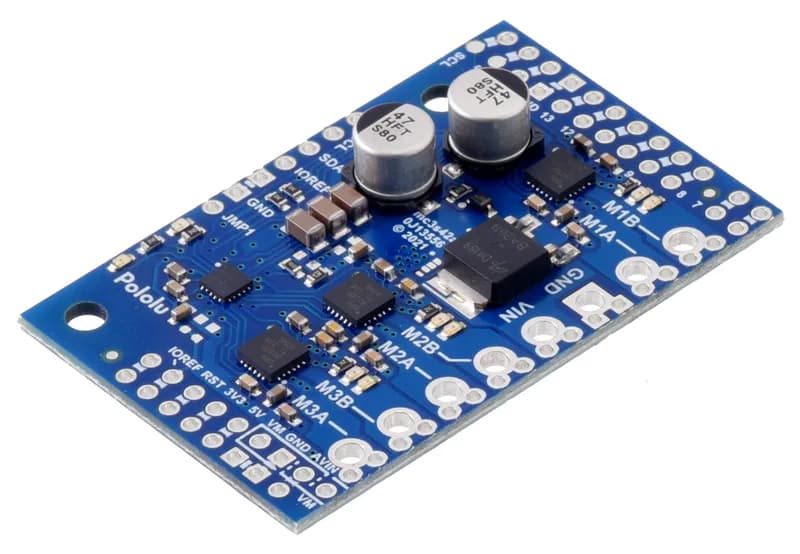 Motoron M3S256 Тройной щиток контроллера двигателя для Arduino (без разъемов)
