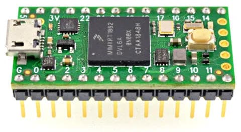 Teensy 4.0 с разъемами для заголовков