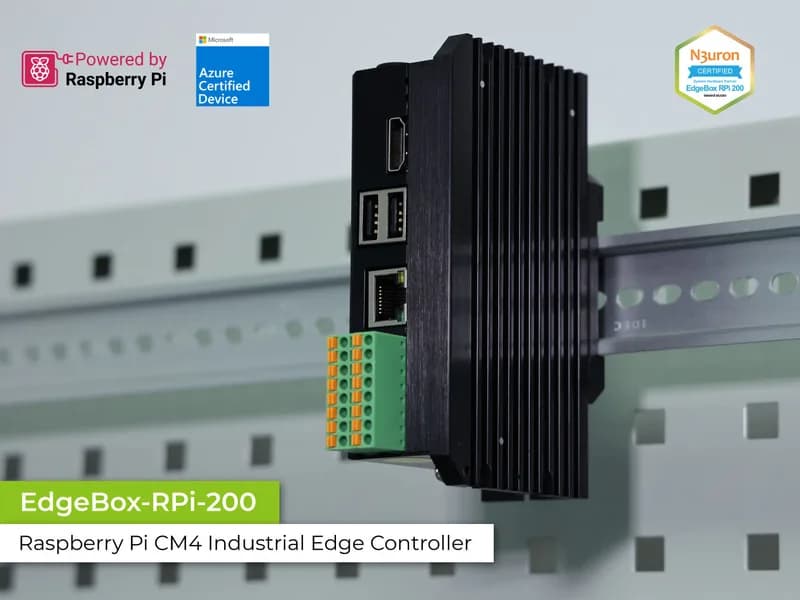 EdgeBox RPi 200 — устройство Raspberry Pi IoT Edge | Интернет вещей | 4 ГБ ОЗУ, 32 ГБ eMMC, Wi-Fi
