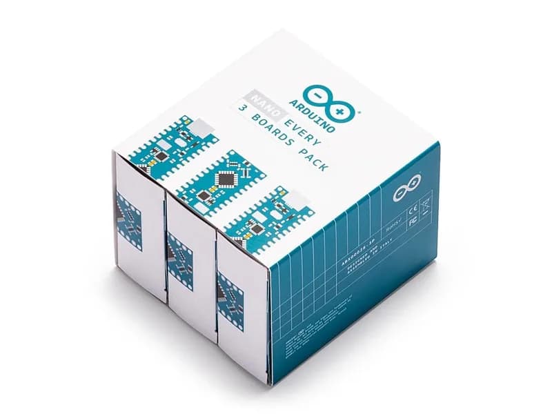 Arduino Nano Every — упаковка из 3 плат