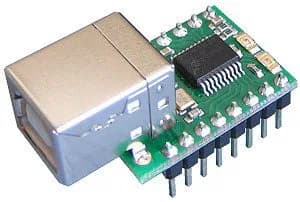 USB-GPIO12 - Коммутационная плата для PIC18F14K50