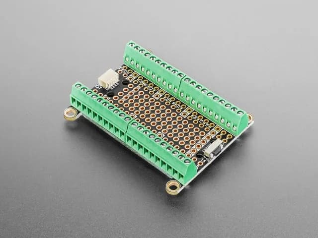 Терминал Adafruit PiCowbell для Pico — кнопка сброса и STEMMA QT