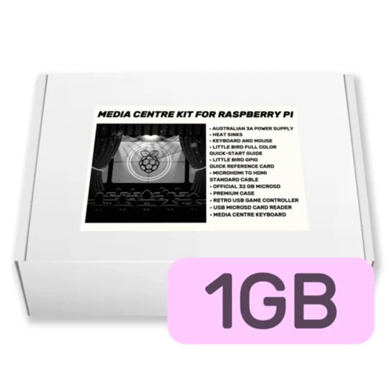 Медиацентр Raspberry Pi (1 ГБ)