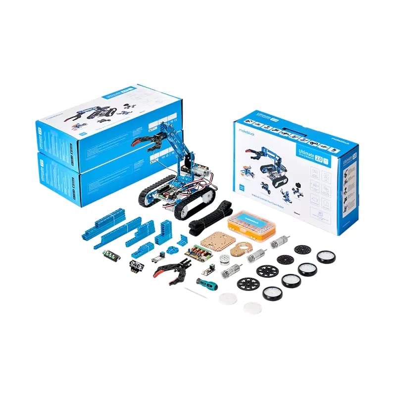 Makeblock mBot Ultimate Пакет для занятий робототехникой 10-в-1 для школ и групп