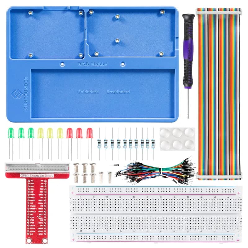 Комплект держателя SunFounder RAB для Raspberry Pi 5/4, Arduino Uno R4 Minima/Wifi/Uno R3/Mega R3