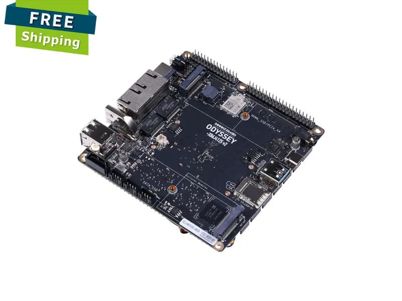 ODYSSEY — X86J4125864 v2 — с 64 ГБ eMMC, Linux и ядром RP2040