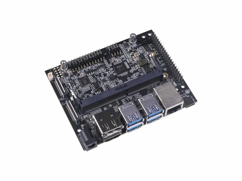 reComputer J202 — несущая плата для Jetson Nano/Xavier NX/TX2 NX, с 4 USB-портами, ключами M.2 M,E, того же размера, что и несущая плата NVIDIA® Jetson Xavier™ NX Dev Kit