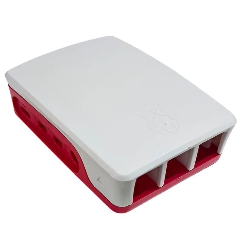 Чехол для Raspberry Pi 4 красно-белый(китайский)