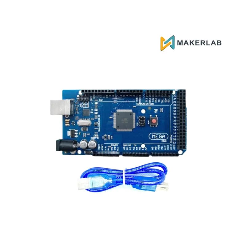 Плата Mega 2560 R3 на базе Arduino® с кабелем