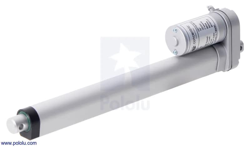 Glideforce GF23-120510-1-65 Высокоскоростной линейный привод LD: 12 кгс, ход 10 дюймов (используемый 9,8 дюйма), 3,3 дюйма/с, 12 В