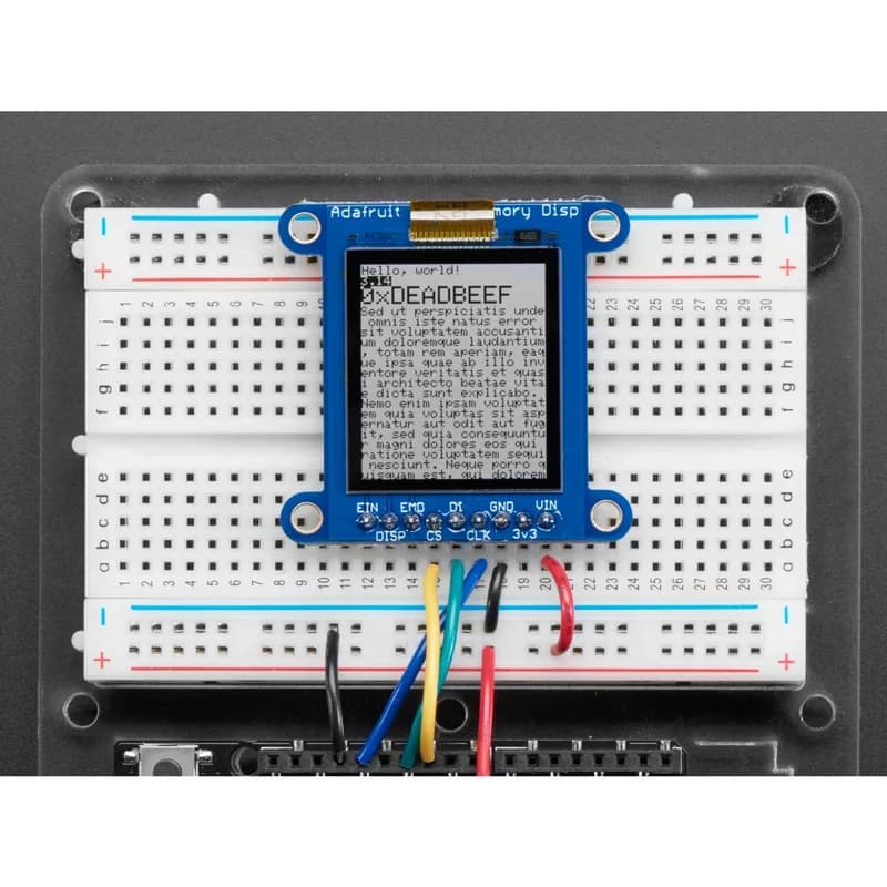 Adafruit SHARP Memory Display Breakout — 1.3 168x144 монохромный