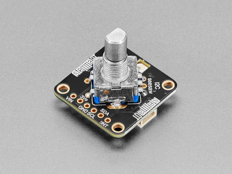 Поворотный энкодер Adafruit I2C Stemma QT с энкодером - STEMMA QT / Qwiic
