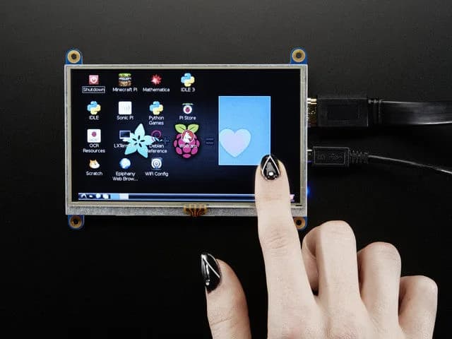 Рюкзак с дисплеем 5 дюймов, 800x480 и HDMI - с сенсорным экраном