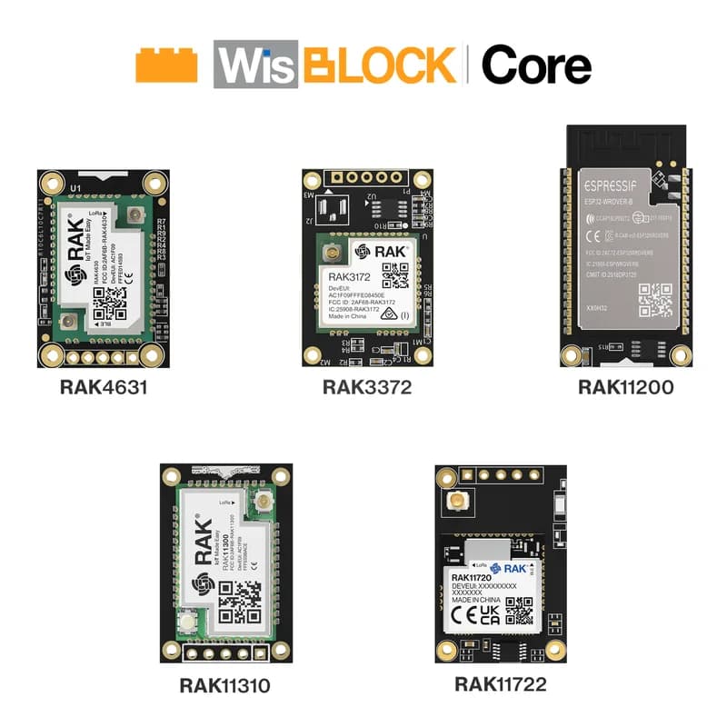 Основные модули WisBlock