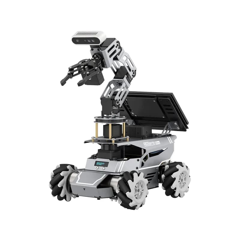 Умный автомобиль Hiwonder ROSOrin Pro ROS2 с Jetson/Raspberry Pi, мультимодальными большими моделями искусственного интеллекта и OpenClaw, 3D Vision, картографированием и навигацией SLAM, роботизированной рукой