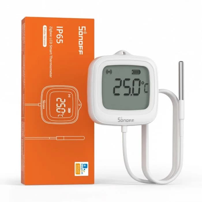 SONOFF SNZB-02LD IP65 Zigbee ЖК-умный термометр (версия с зондом)