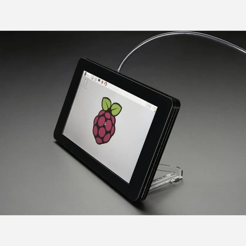 Корпус Pimoroni Raspberry Pi 7 с сенсорным экраном - Нуар