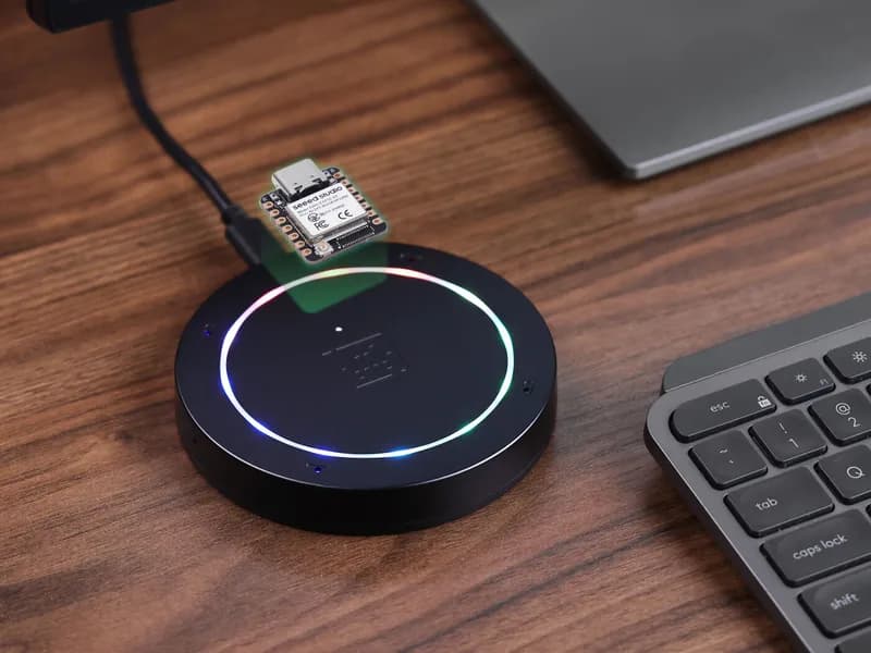 reSpeaker XMOS XVF3800 с XIAO ESP32S3 (корпусная версия)