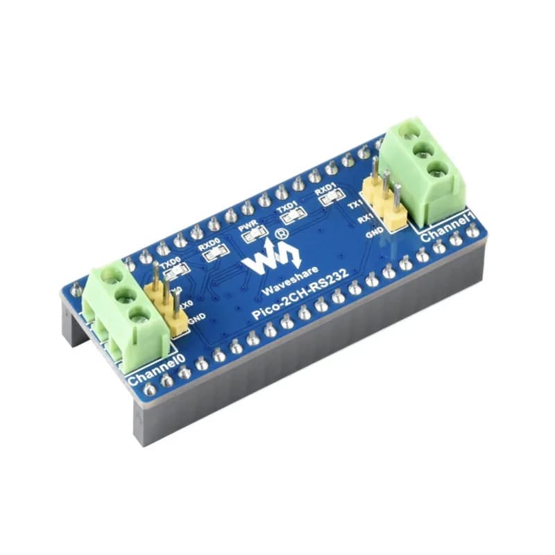2-канальный модуль RS232 для Raspberry Pi Pico, трансивер SP3232EEN, UART-RS232