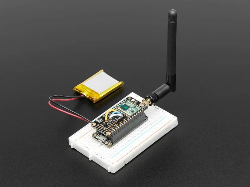 Радио Adafruit LoRa FeatherWing - RFM95W 433 МГц RadioFruit