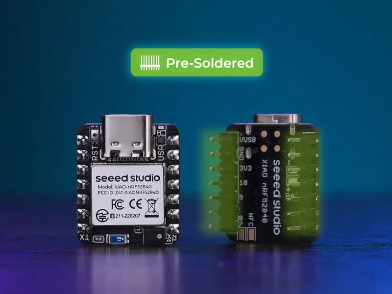 Seeed Studio XIAO nRF52840 Sense (предварительно припаянный)