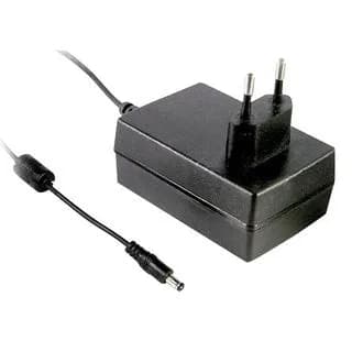 Настенный блок питания Meanwell GST25E05-P1J, 5 В/4 А, цилиндрическая вилка 5,5x2,1 мм