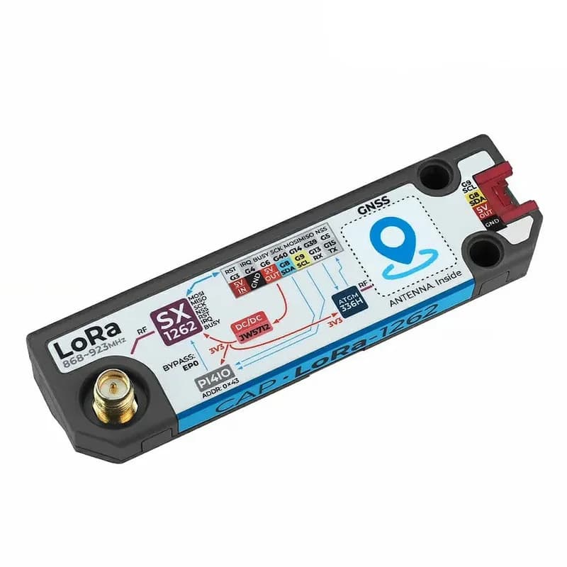 Крышка M5Stack LoRa 1262 для Cardputer Adv (LoRa + GNSS)
