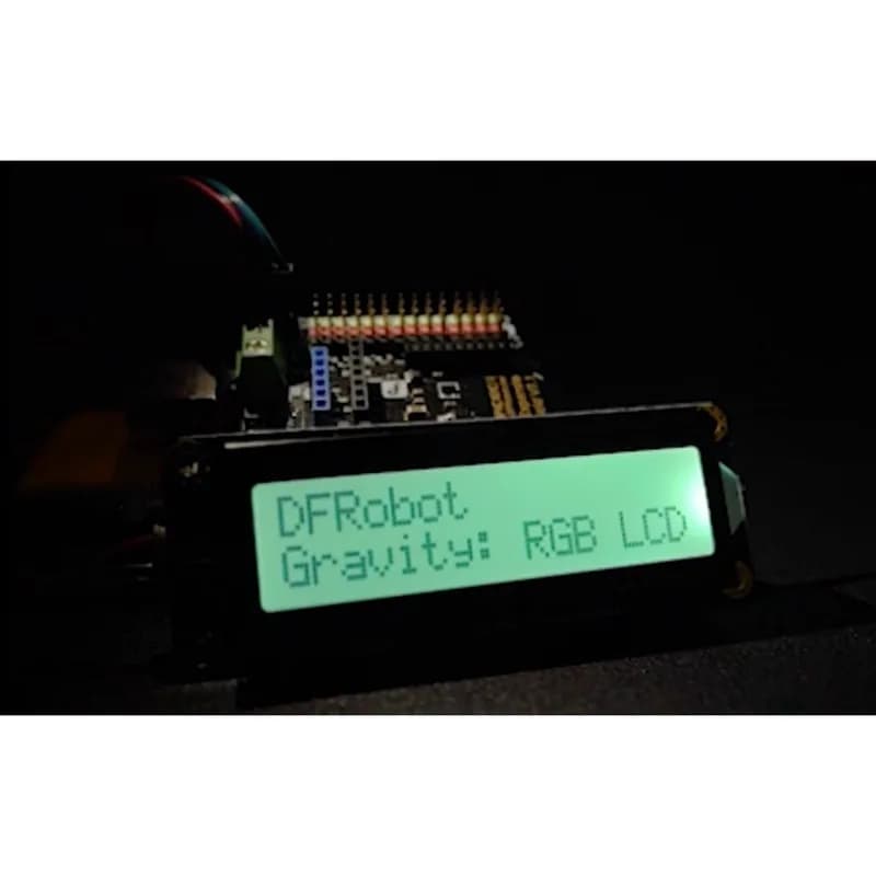 Gravity: ЖК-дисплей Arduino I2C 16x2 с RGB-подсветкой