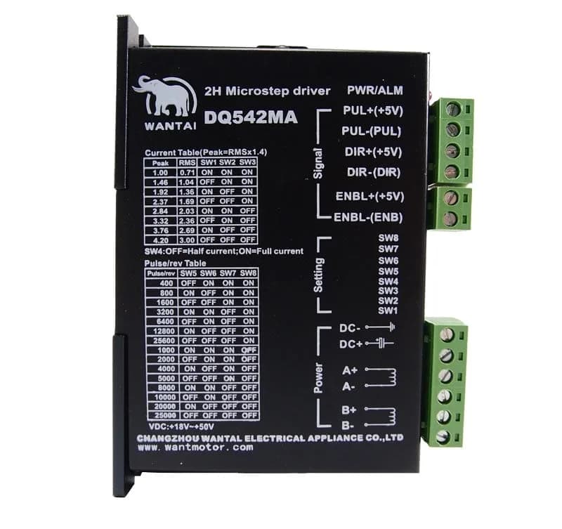 Драйвер шагового двигателя Wantai DQ542MA 4A