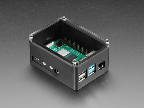 Чехол anidees Black Extra High Raspberry Pi 4