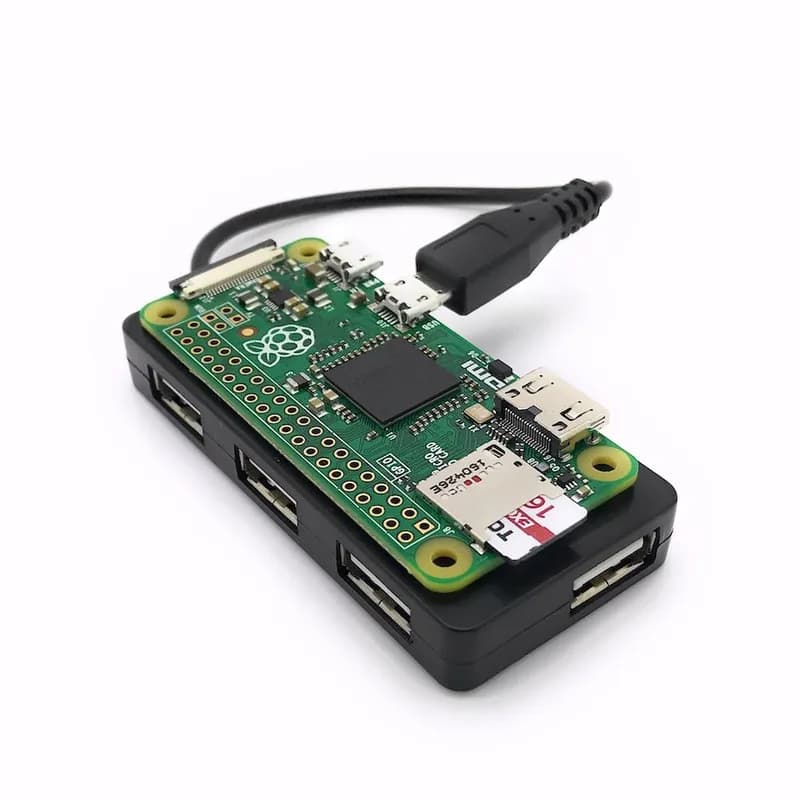 4-портовый концентратор Micro USB 2.0 OTG schwarz