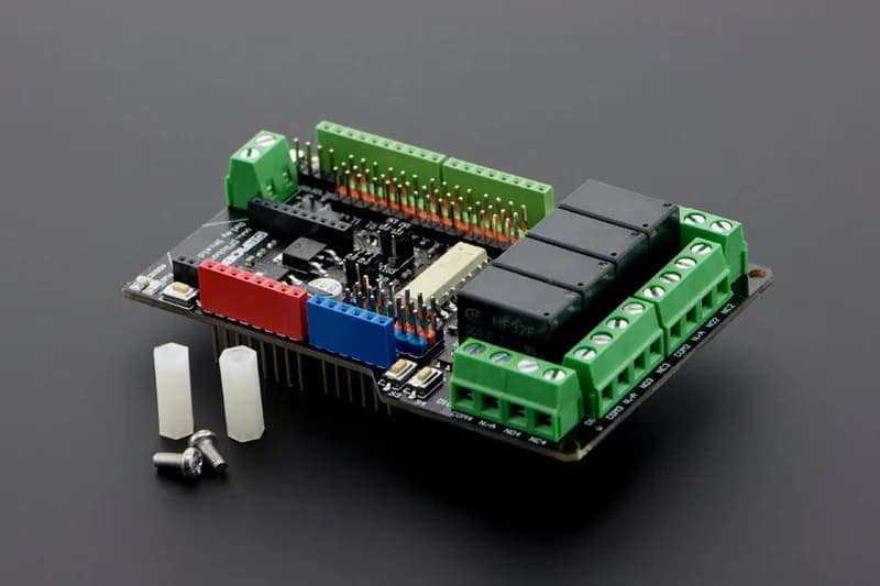 4-канальный релейный щит для Arduino UNO