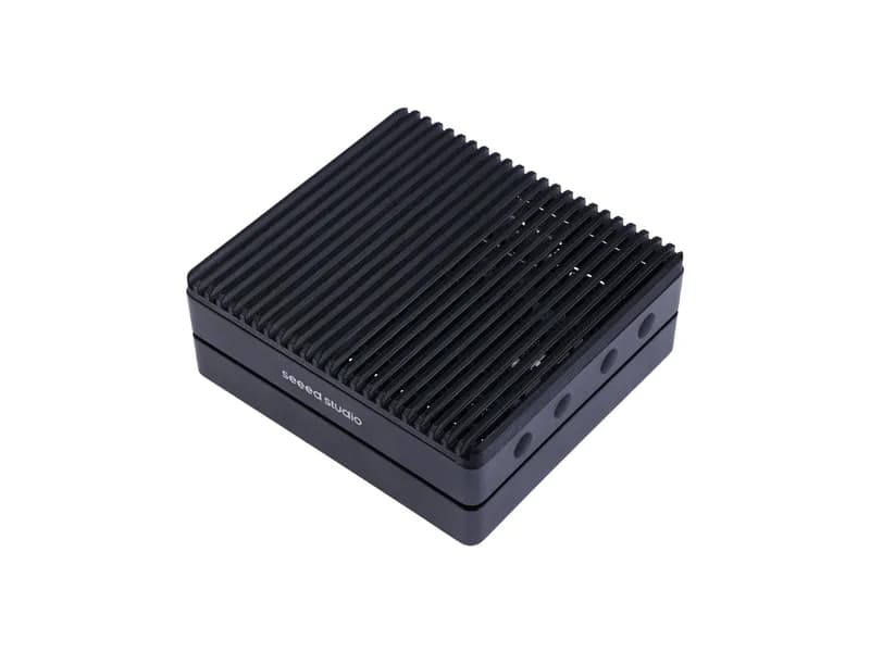 reComputer J3011-Edge AI-устройство с модулем NVIDIA Jetson Orin Nano 8 ГБ, 4xUSB 3.2, WiFi/BT, слотом M.2 Key E и Key M, алюминиевый корпус, предустановленная система Jetpack с NVIDIA JetPack на твердотельном накопителе NVMe емкостью 128 ГБ
