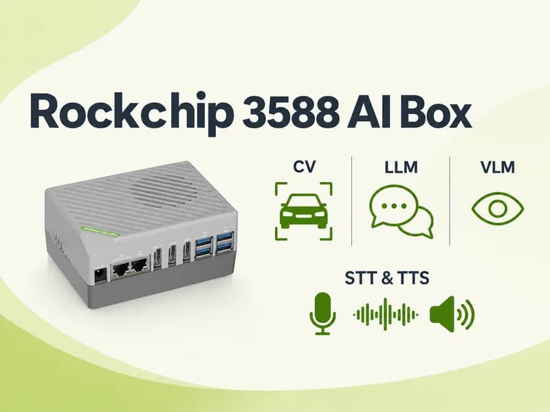 реКомпьютер RK3588-40 | Open Rockchip AI Box, специально разработанный для разработки приложений искусственного интеллекта