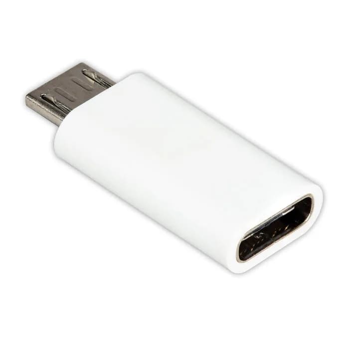 Переходник Raspberry Pi® Micro USB(M) на USB-C(F) Белый