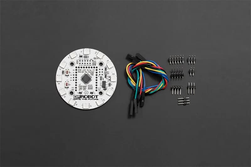 Радужное светодиодное кольцо V3 (совместимо с Arduino)