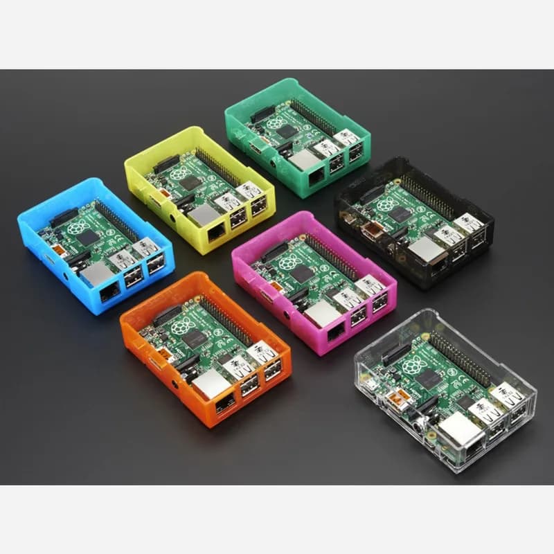Основание корпуса Pi Model B+ / Pi 2 / Pi 3 — разные цвета