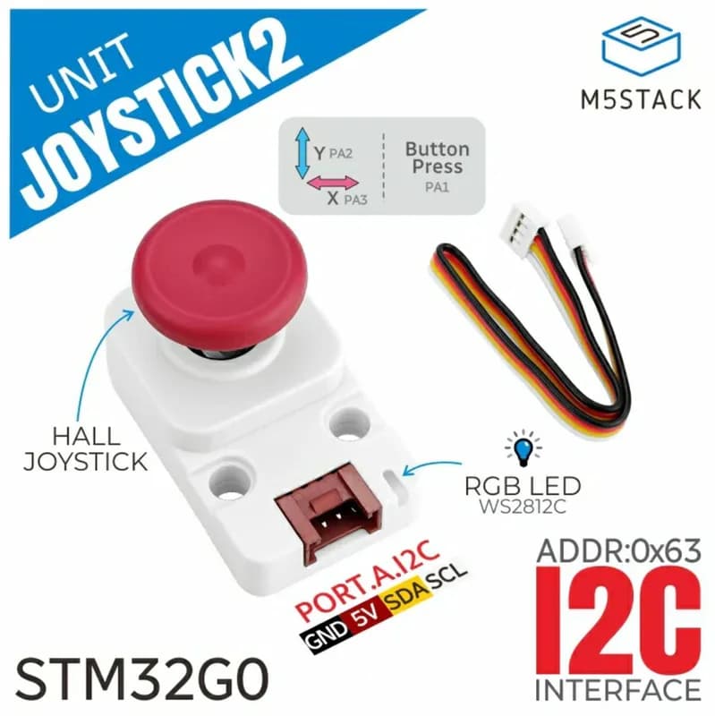 M5Stack I2C RGB LED (STM32G030)