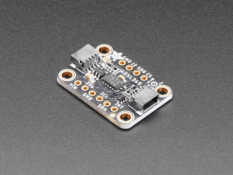 Трехосевой акселерометр ADXL345 (+-2g/4g/8g/16g) с I2C/SPI - STEMMA QT / Qwiic