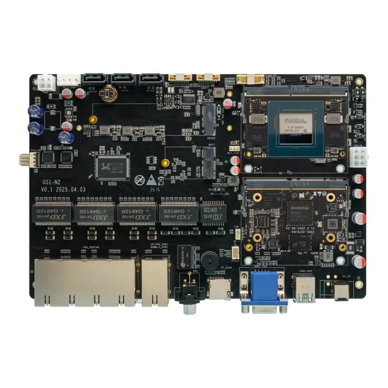 AIO-GS1N2 Jetson Orin RK3576 Материнская плата с двумя модулями шлюза