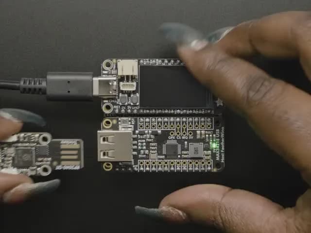 USB-хост Adafruit FeatherWing с MAX3421E