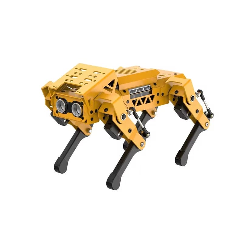 Hiwonder MechDog Робот-собака с открытым исходным кодом, искусственным интеллектом, искусственным зрением и голосовым взаимодействием, программируемый с помощью Scratch, Arduino и Python