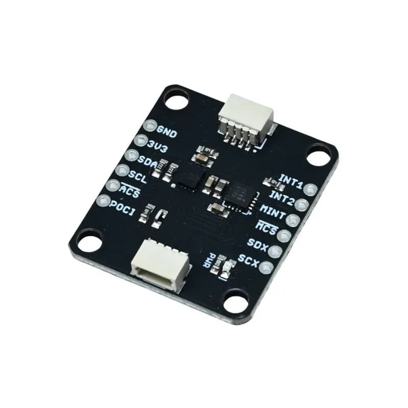Коммутационная плата SmartElex 9DoF IMU с 3-осевым акселерометром ISM330DHCX