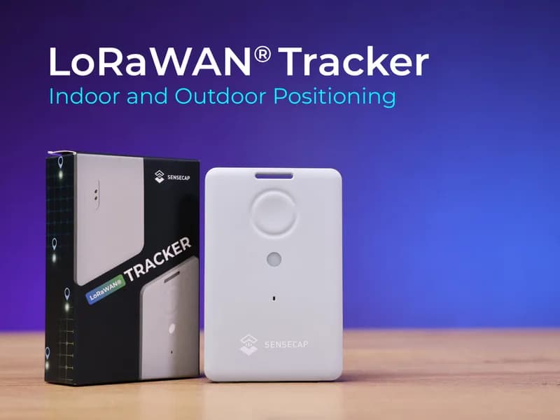SenseCAP LoRaWAN Card Tracker T1000-A, позиционирование внутри и снаружи помещения