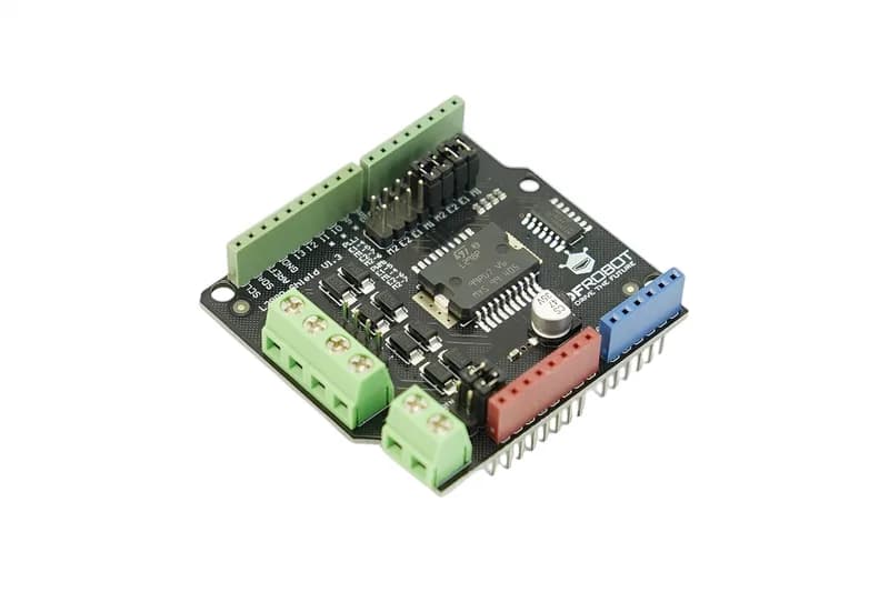 Приводные двигатели с Arduino Motor Shield L298P