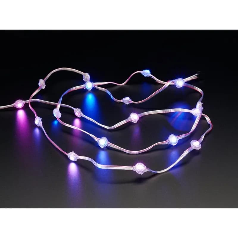 Adafruit NeoPixel LED Strand 20 LED 4 шага