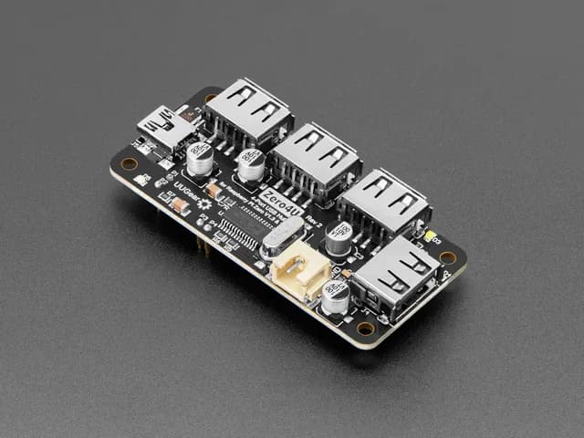 Zero4U — 4-портовый USB-концентратор для Raspberry Pi Zero v1.3