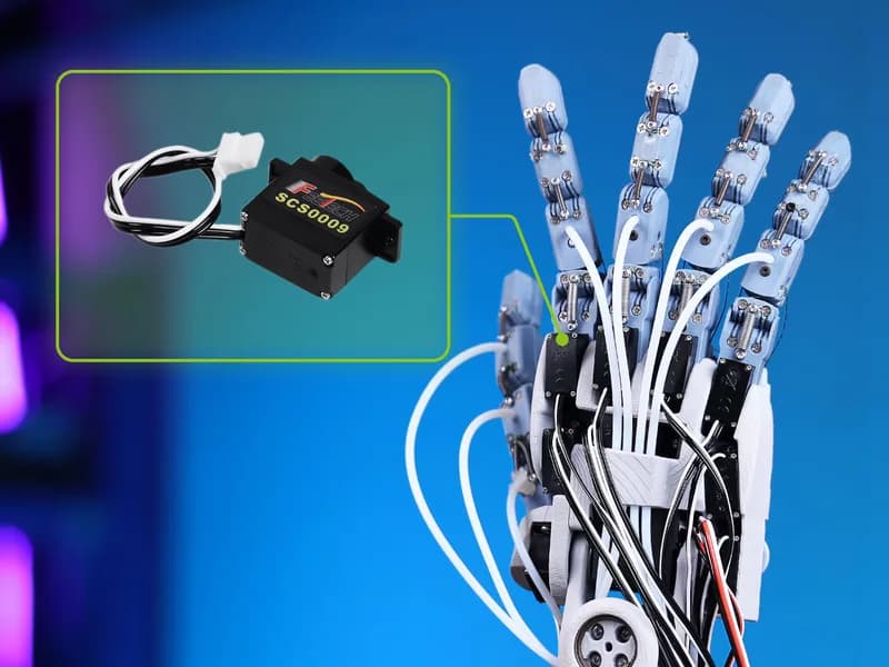 Feetech SCS0009 Ультракомпактный сервопривод 6 В, 2,3 кг для Amazing Hand and HopeJR